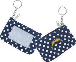 CHARGERS (NAVY BLUE) COIN PURSE KEYCHAIN