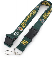 PACKERS (RODGERS) PLAYER ACTION LANYARD