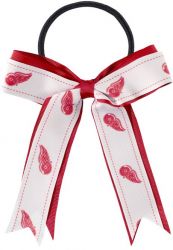 RED WINGS BOW PONY TAIL HOLDER