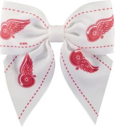RED WINGS BOW HAIR CLIP
