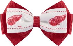 RED WINGS BOW HAIR CLIP