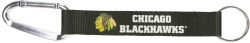 BLACKHAWKS (BLACK) CARABINER LANYARD KEYCHAIN