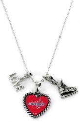 CAPITALS LOVE SKATE NECKLACE