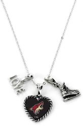 COYOTES LOVE SKATE NECKLACE