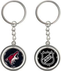 COYOTES SPINNING KEYCHAIN