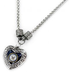 US NAVY CHARMED HEART NECKLACE