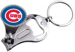 CUBS NAIL CLIPPER/BOTTLE OPENER KEYCHAIN