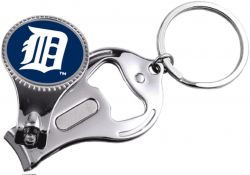 TIGERS NAIL CLIPPER/BOTTLE OPENER KEYCHAIN