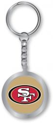 49ERS SPINNING KEYCHAIN